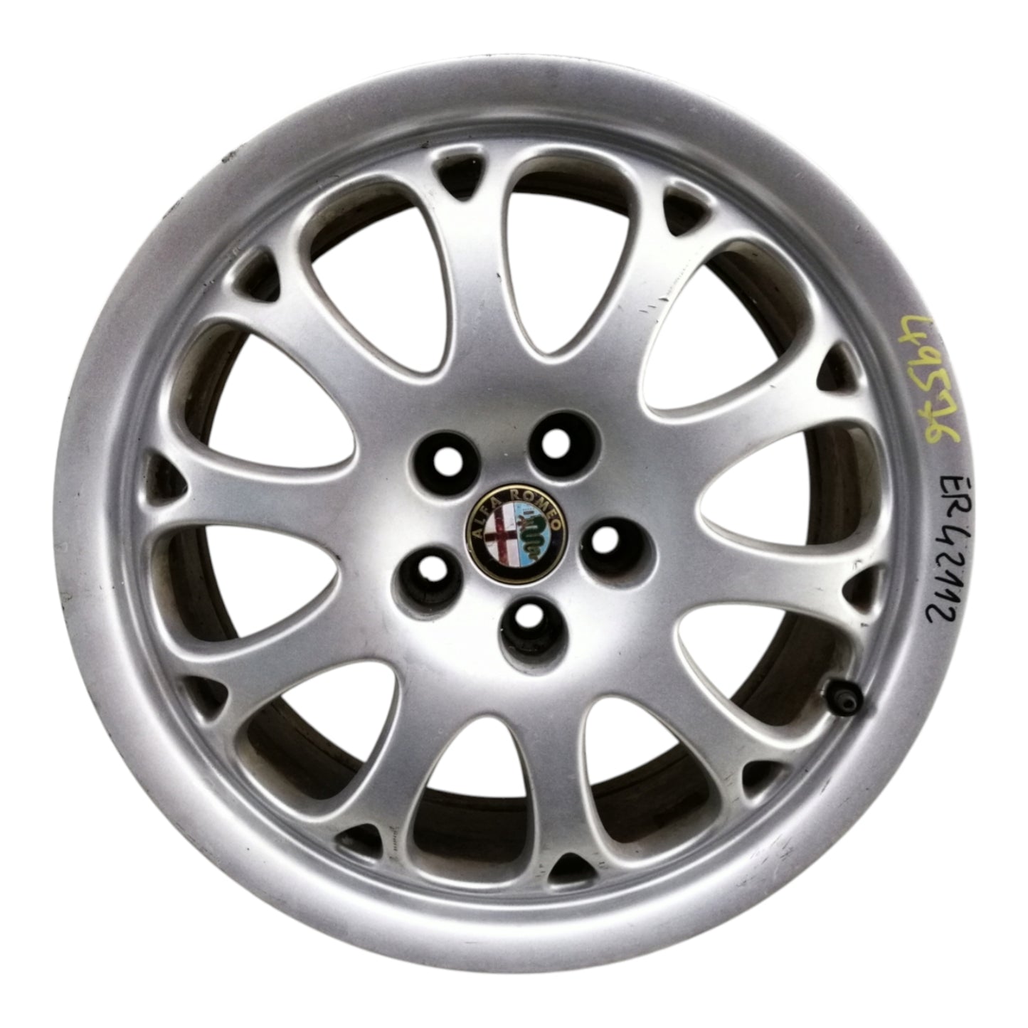 Cerchio in Lega Raggio 16 ALFA ROMEO GTV 2 Serie 6.5JX16H2 ET30.5 5 Fori