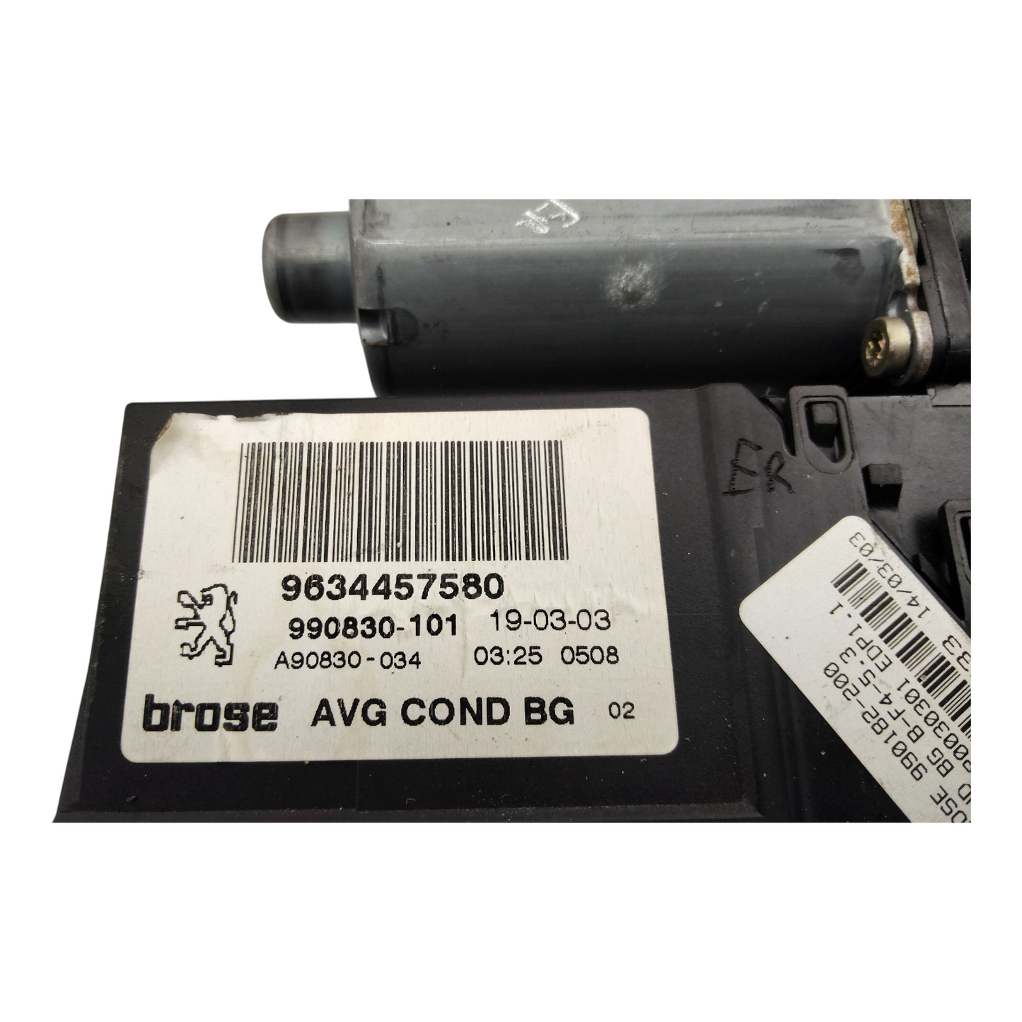 Motorino Alzacristallo Porta Anteriore Sinistro PEUGEOT 307 1 Serie SW