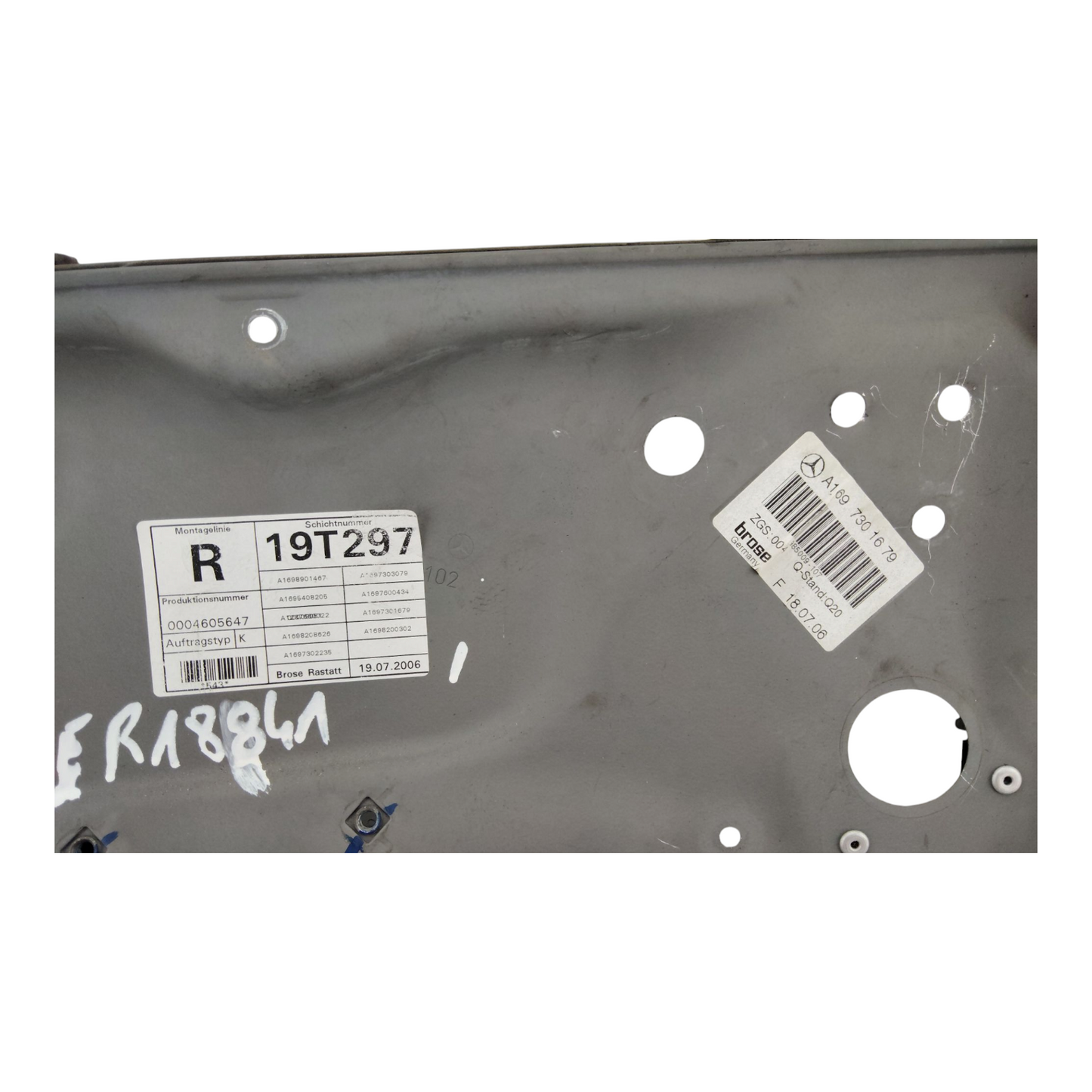 Alzacristallo Alzavetro Posteriore Destro MERCEDES CLASSE B W245