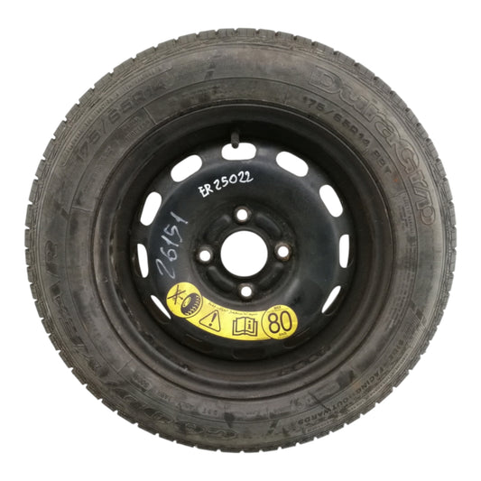 Cerchio Ruota Scorta FORD FIESTA 6 Serie Raggio 14 ET37 4 Fori 175/65 82T