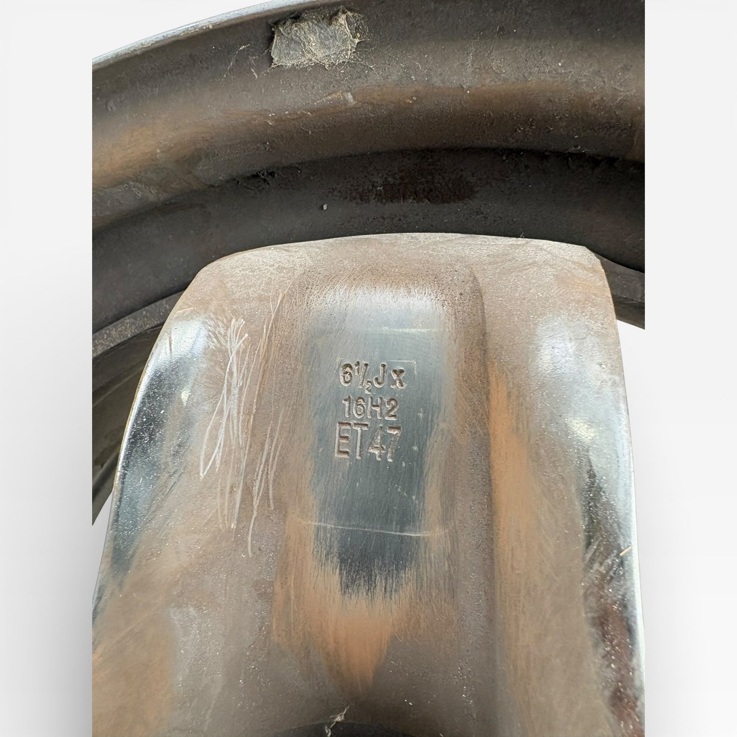 Cerchio in Ferro Raggio 16 RENAULT MEGANE 3 Serie 61/2JX16H2 ET47 5 Fori