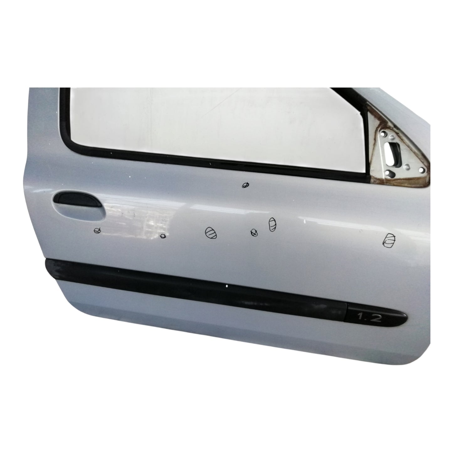 Porta Portiera Anteriore Destro RENAULT CLIO 2 Serie 3 Porte