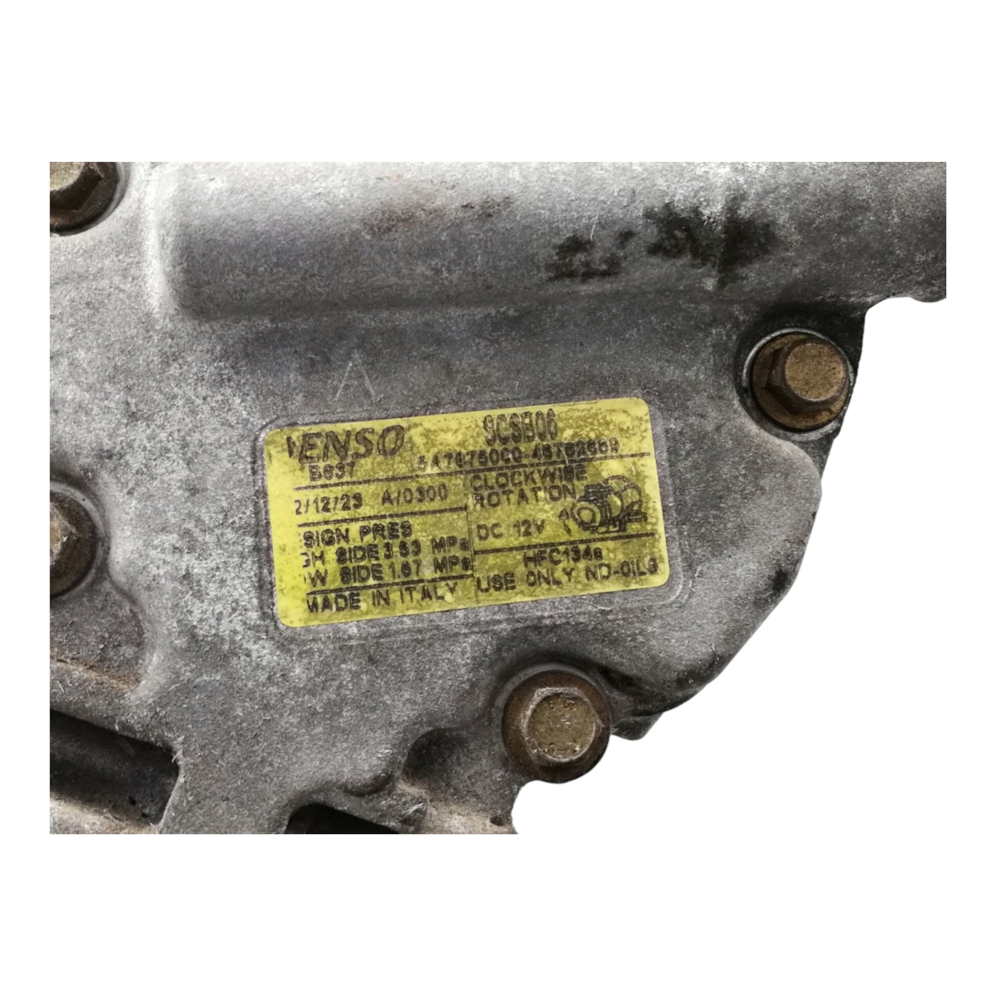 Compressore Aria Condizionata Ac FIAT PUNTO 2 Serie 1.2 1.4 Benzina