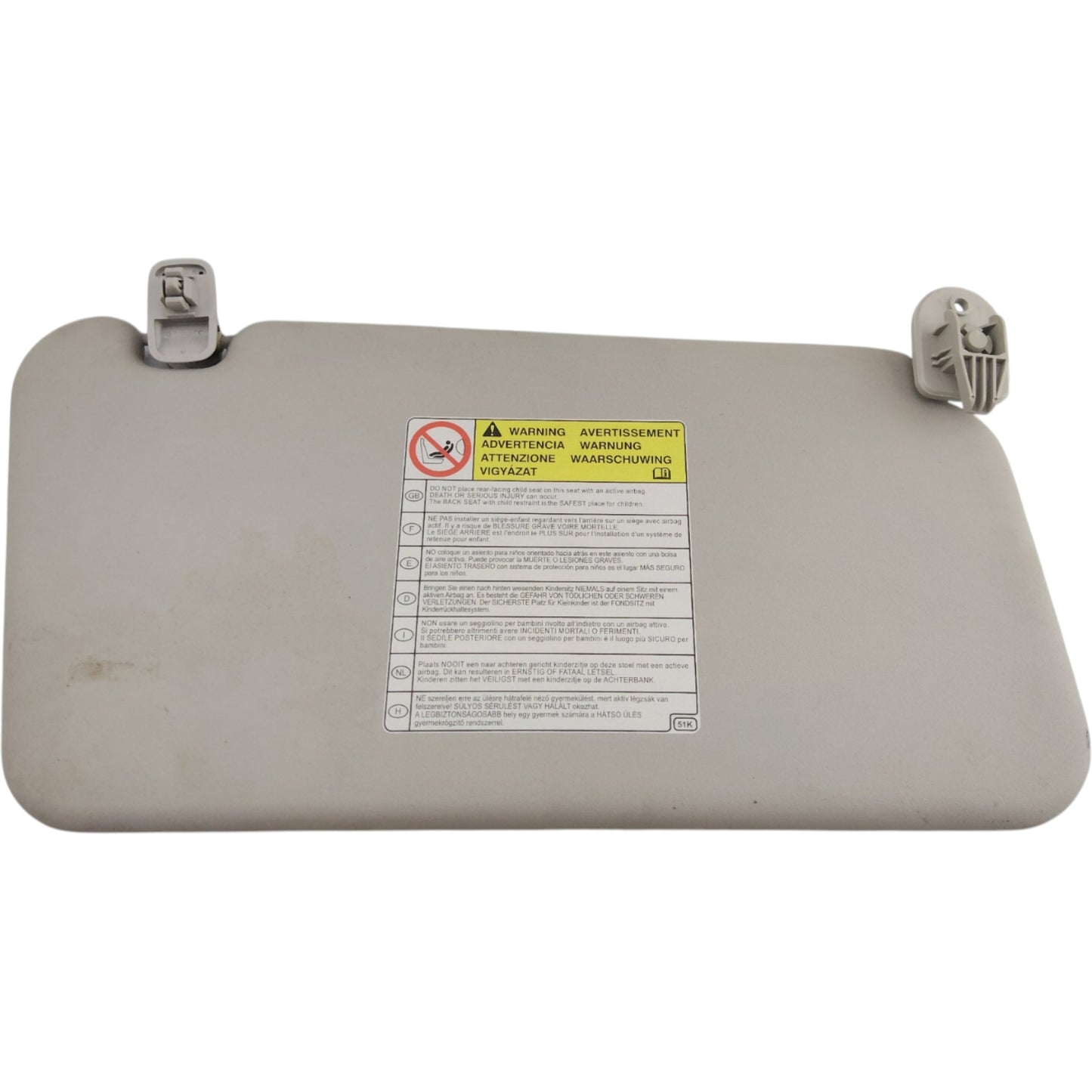 Pannello Alette  Parasole Destro OPEL AGILA B