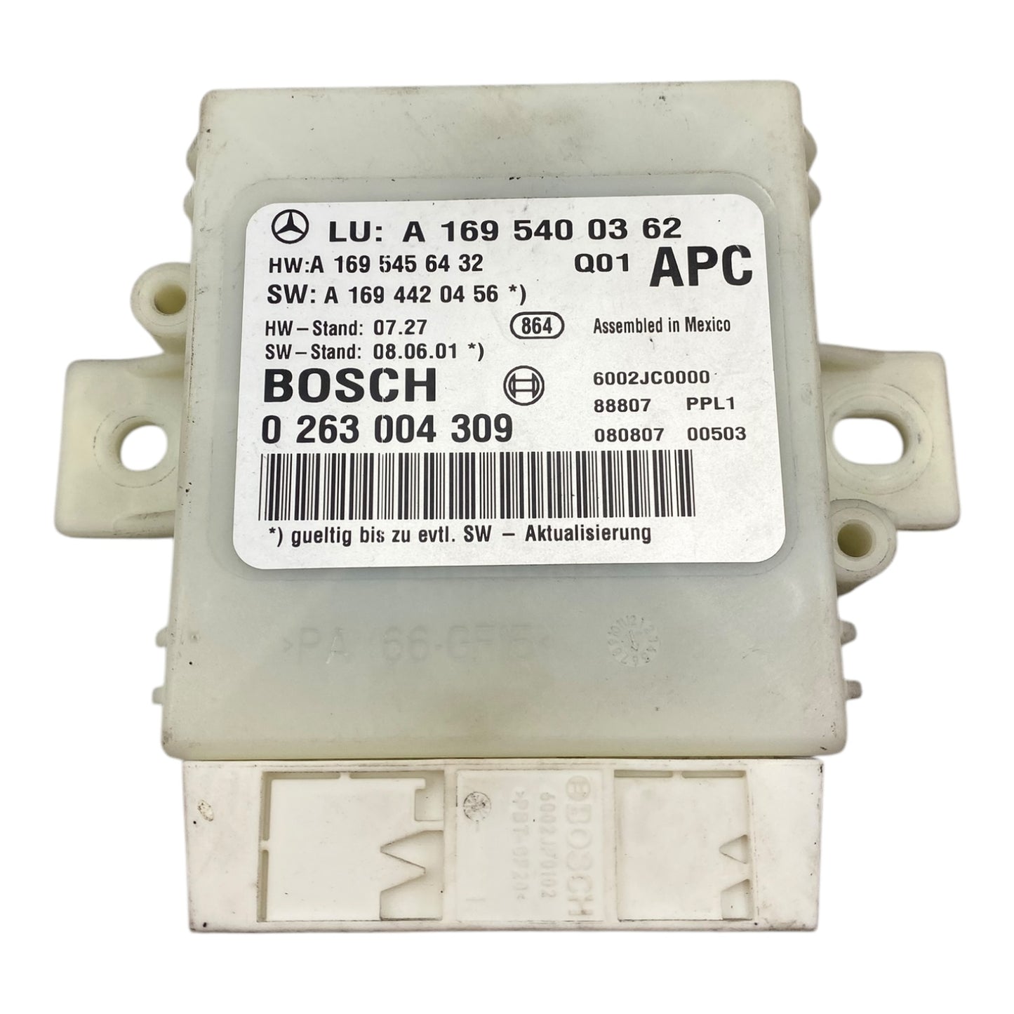 Centralina Sensori Parcheggio Paraurti MERCEDES CLASSE A W169