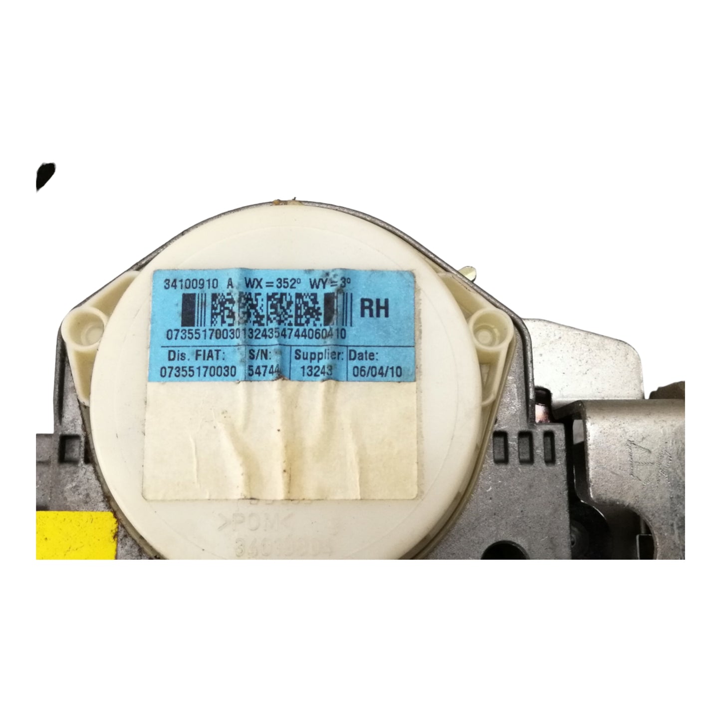 Cintura Di Sicurezza Sedile Anteriore Destro FORD KA 2 Serie
