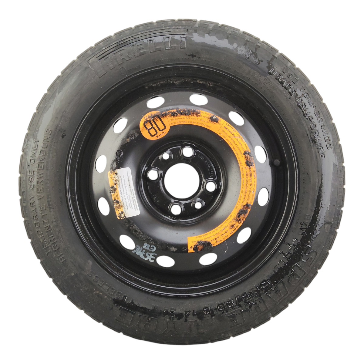 Cerchio Ruotino Di Scorta FORD KA 2 Serie Raggio 14 ET43 4 Fori