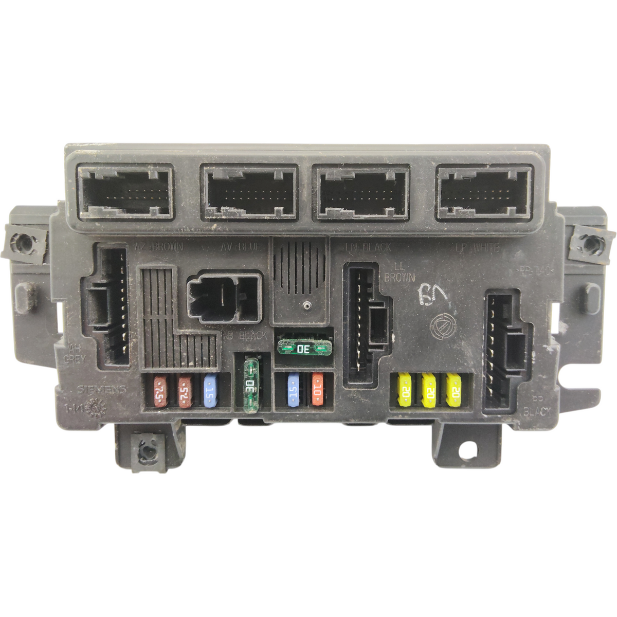 Body Computer Fusibili FIAT PANDA 169 2 Serie 1.2 Bi-Fuel Motore 188A4000