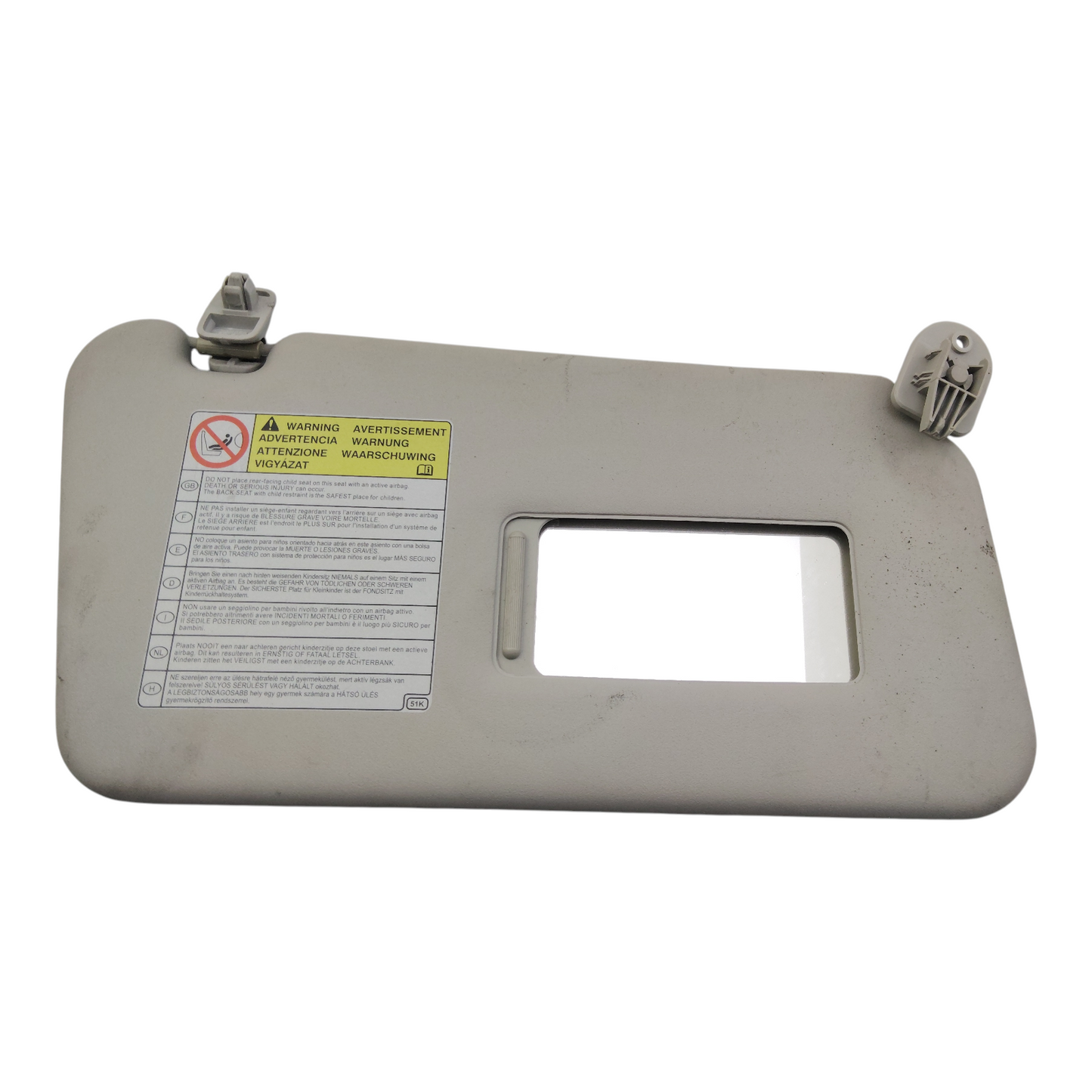 Pannello Alette  Parasole Destro OPEL AGILA B