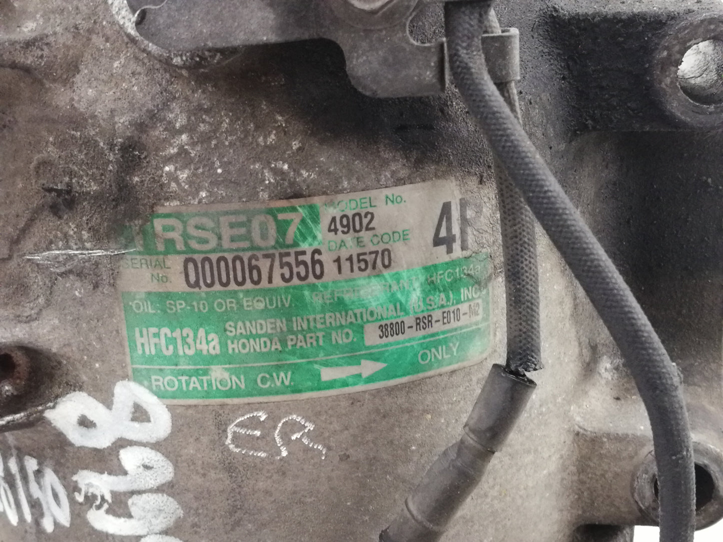 Compressore Aria Condizionata Ac HONDA CIVIC 8 Serie 2.2 Diesel N22A2