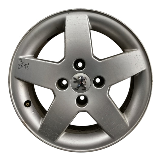 Cerchio In Lega Raggio 15 PEUGEOT 207 - 6JX15 ET23 4 FORI -