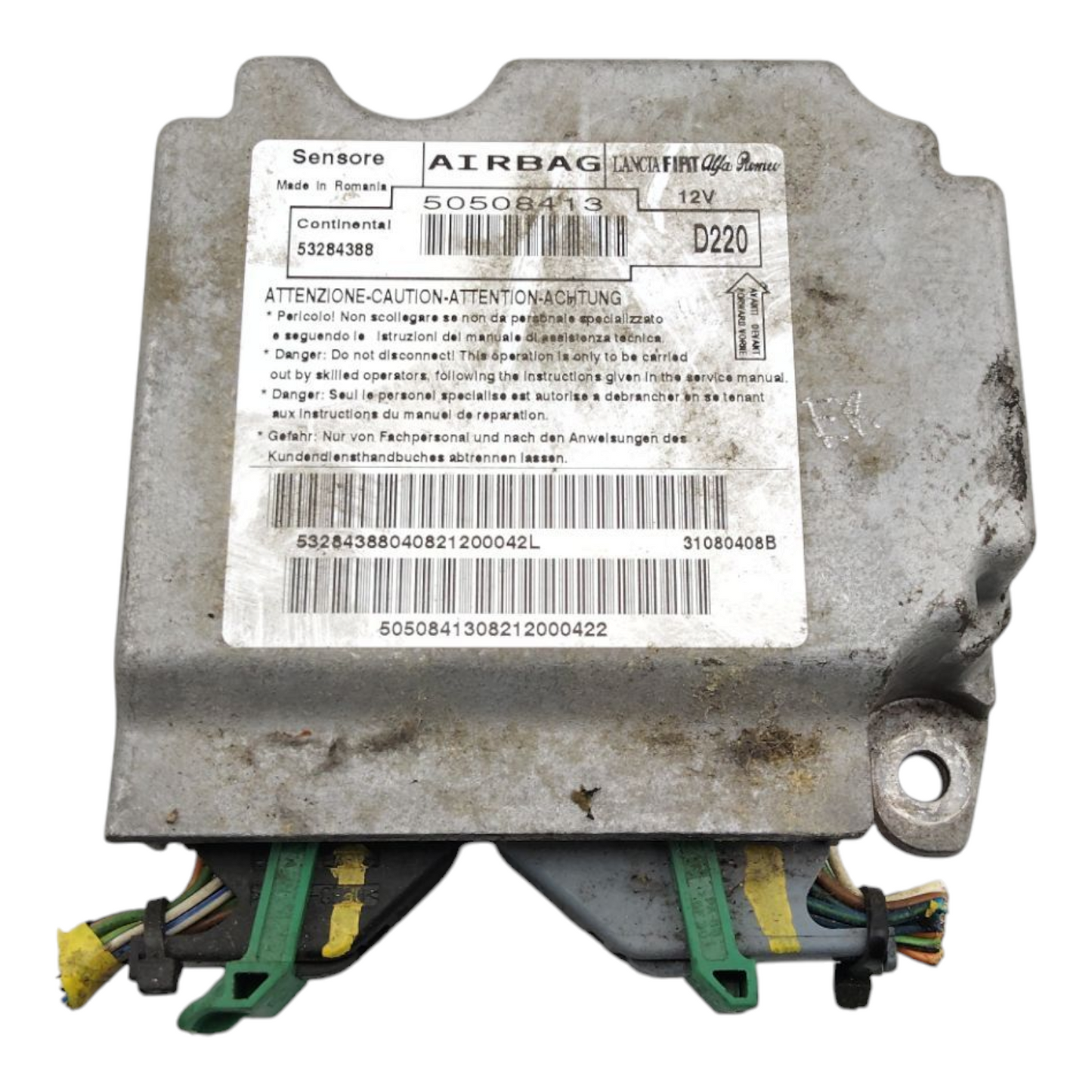 Centralina Airbag ALFA ROMEO MITO Diesel Benzina Gpl