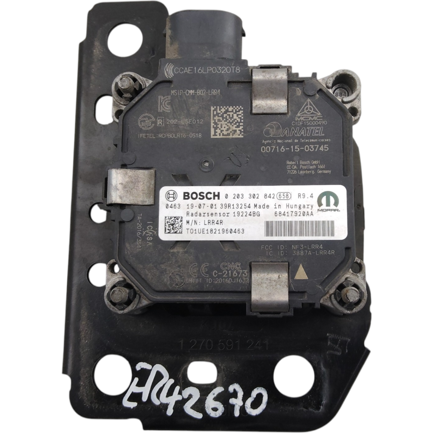 Sensore Radar Distanza Cruise Control Adattivo JEEP COMPASS 3 Serie