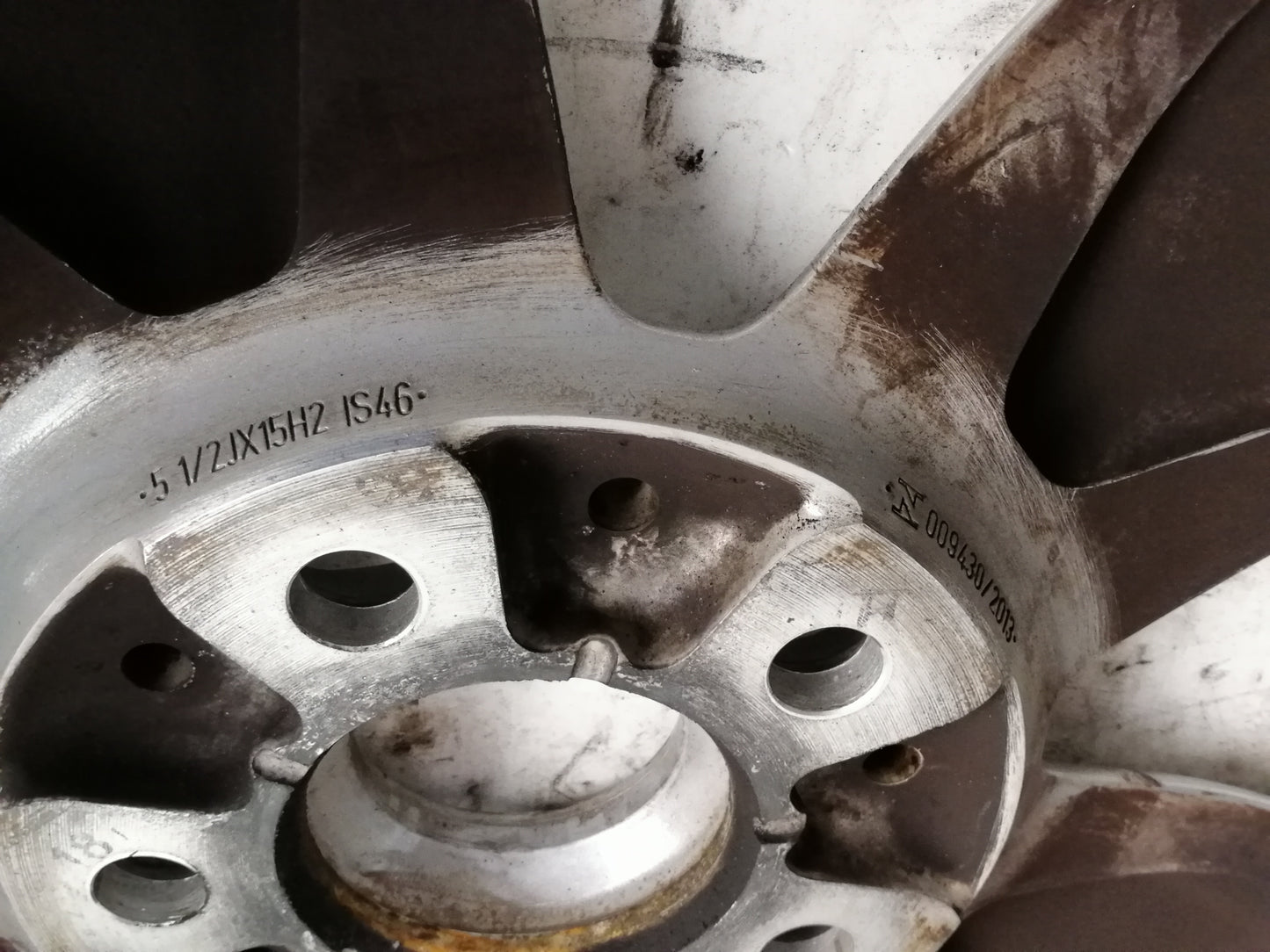 Cerchio in Lega Raggio 15 MINI ONE COOPER F55 - 5.5JX15H2 ET46 5 Fori -