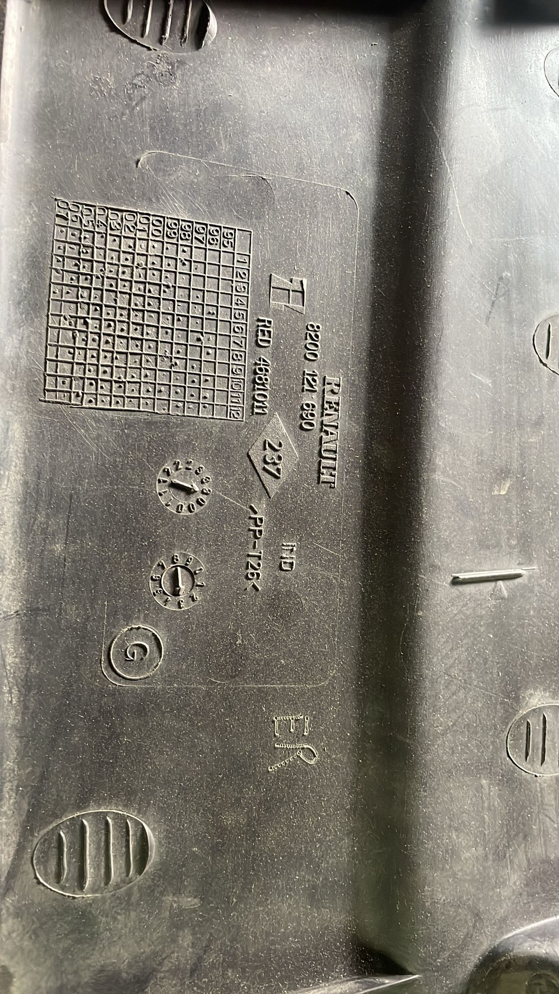 Cunetta Griglia Acqua Sottoparabrezza Sinistro OPEL MOVANO A 2 Serie