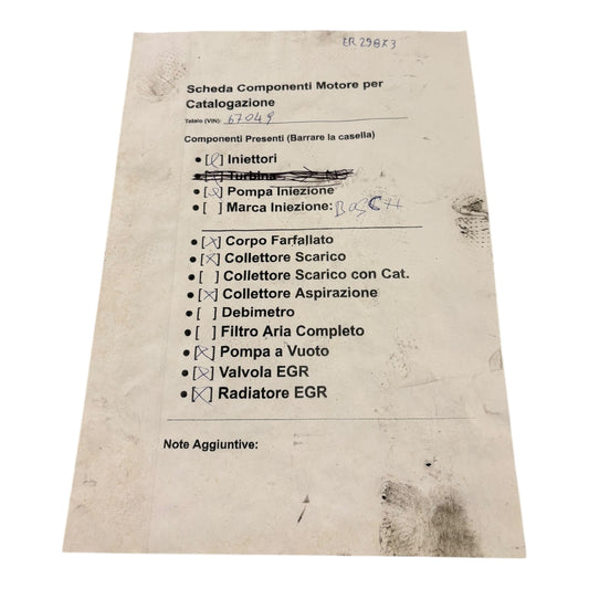 Motore 937A3000 ALFA ROMEO 147 2 Serie 1.9 JTD 88 Kw