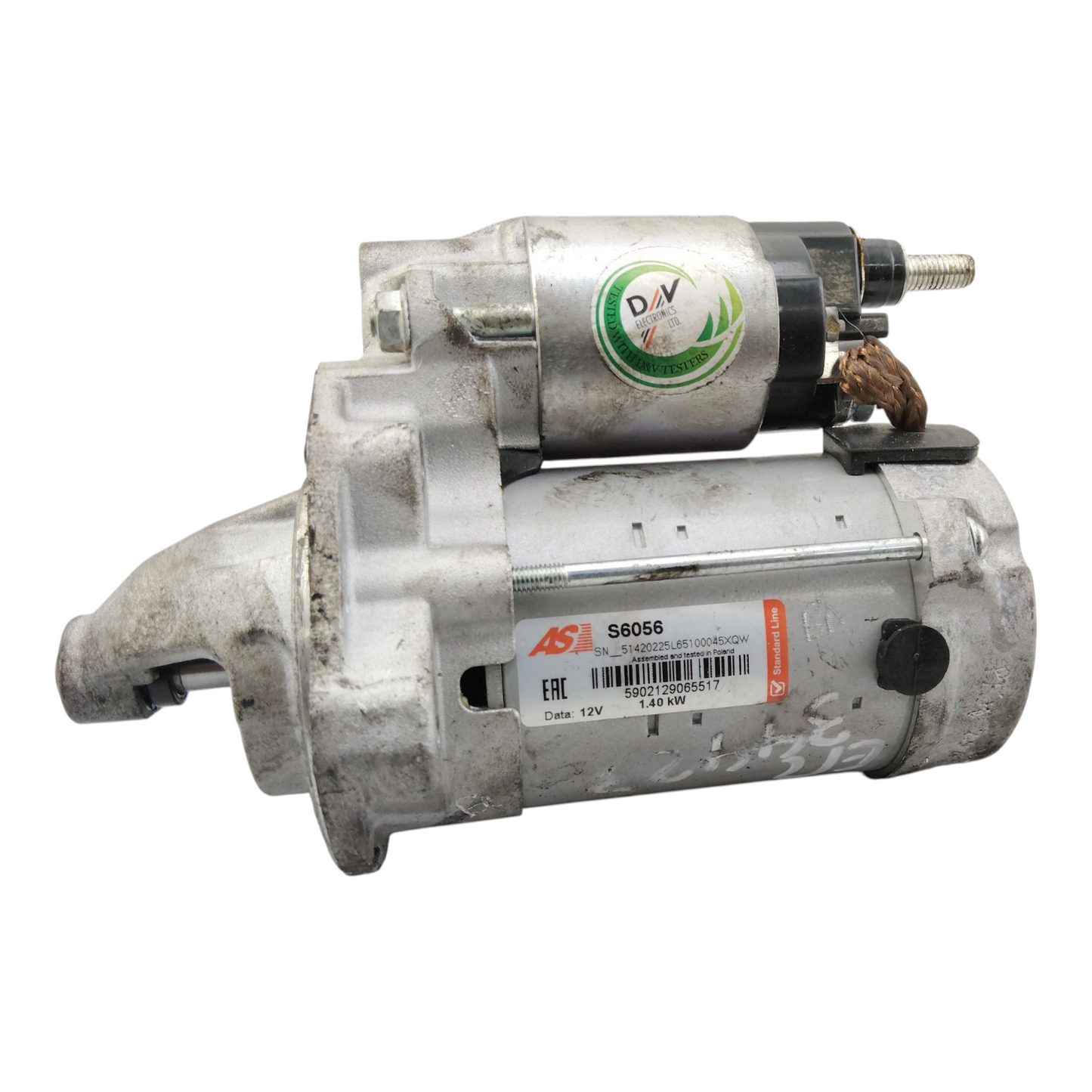Motorino Avviamento FIAT PANDA 3 Serie/500 L/PUNTO 3 Serie 0.9 Benzina GPL
