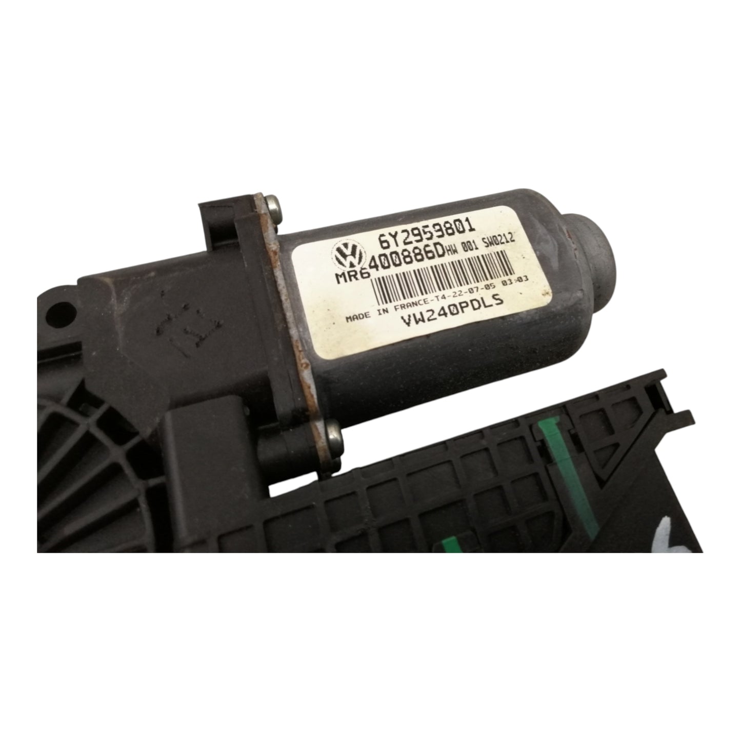 Motorino Alzacristallo Porta Anteriore Destro VOLKSWAGEN POLO 5 Serie 5 Porte