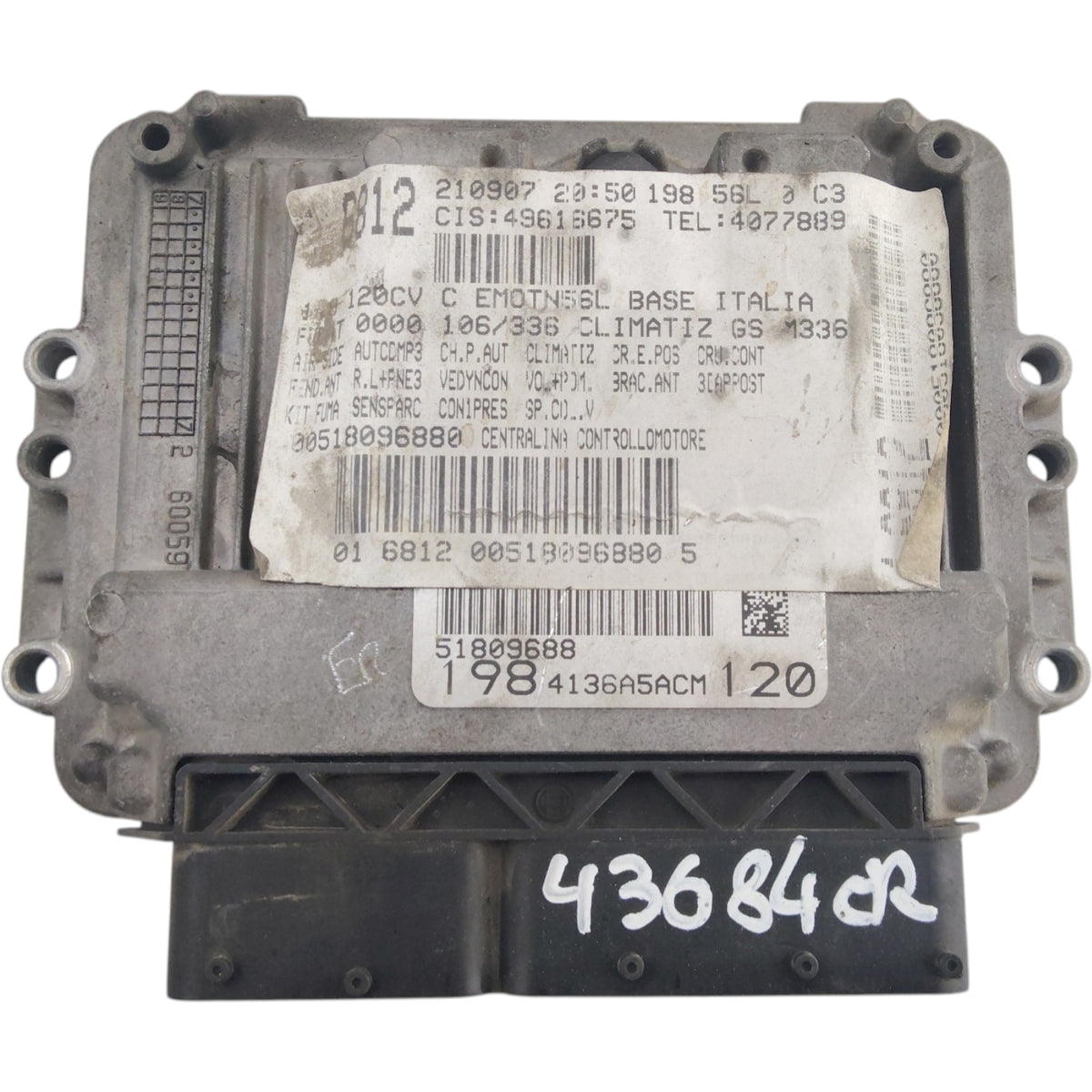 Centralina Iniezione FIAT BRAVO 2 Serie 1.9 JTD Motore 192A8000