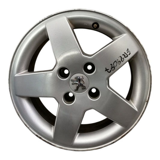 Cerchio In Lega Raggio 15 PEUGEOT 207 - 6JX15 ET23 4 FORI -