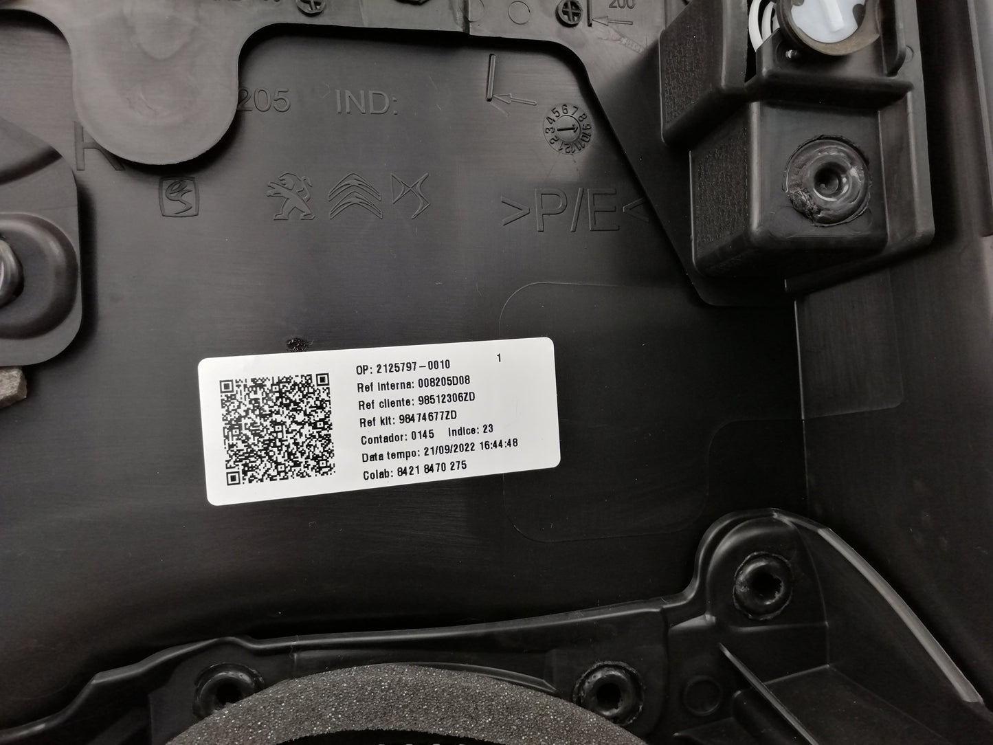 Pannello Rivestimento Porta Posteriore Destro PEUGEOT 2008 2 Serie