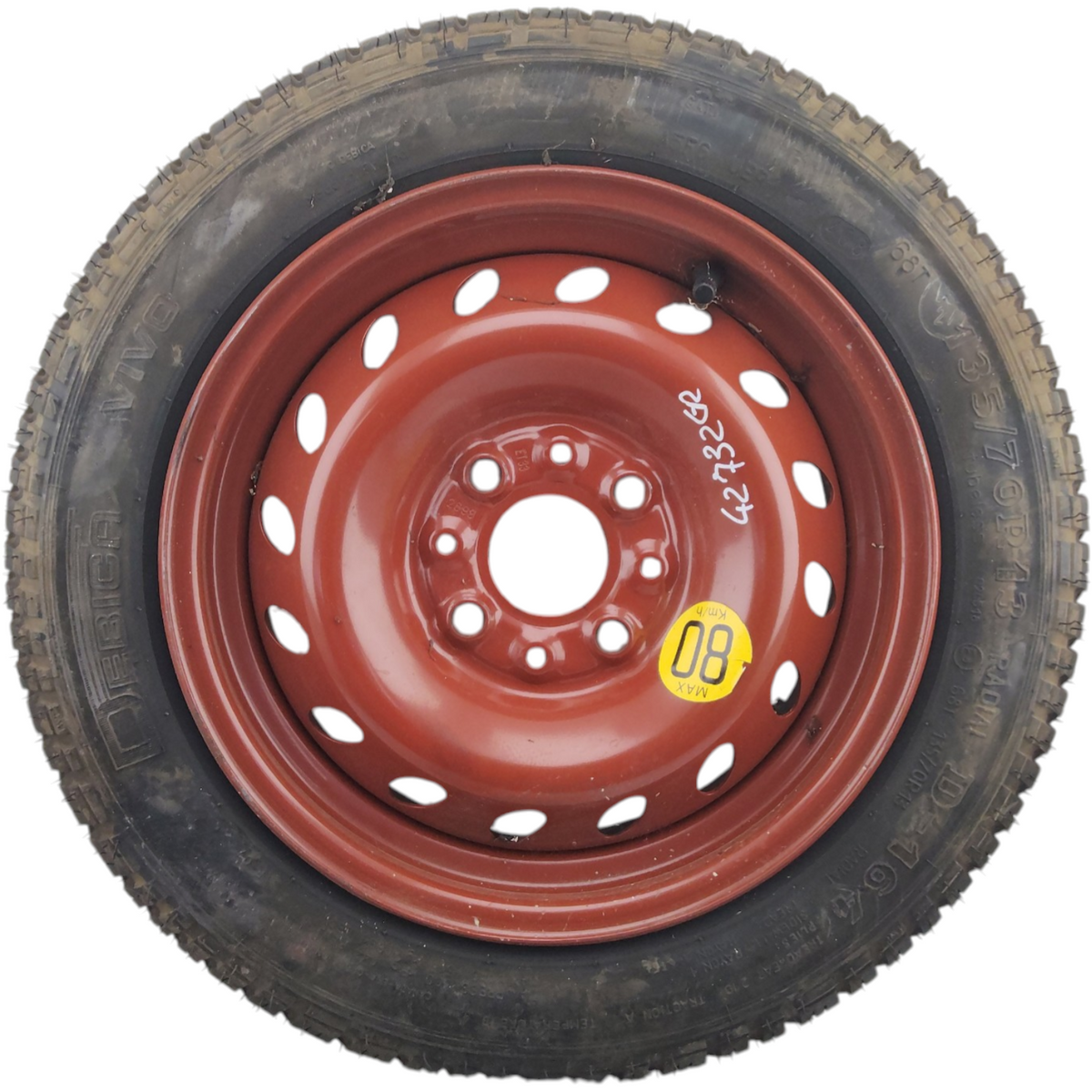 Cerchio Ruota Di Scorta FIAT SEICENTO/600 Raggio 13 ET33
