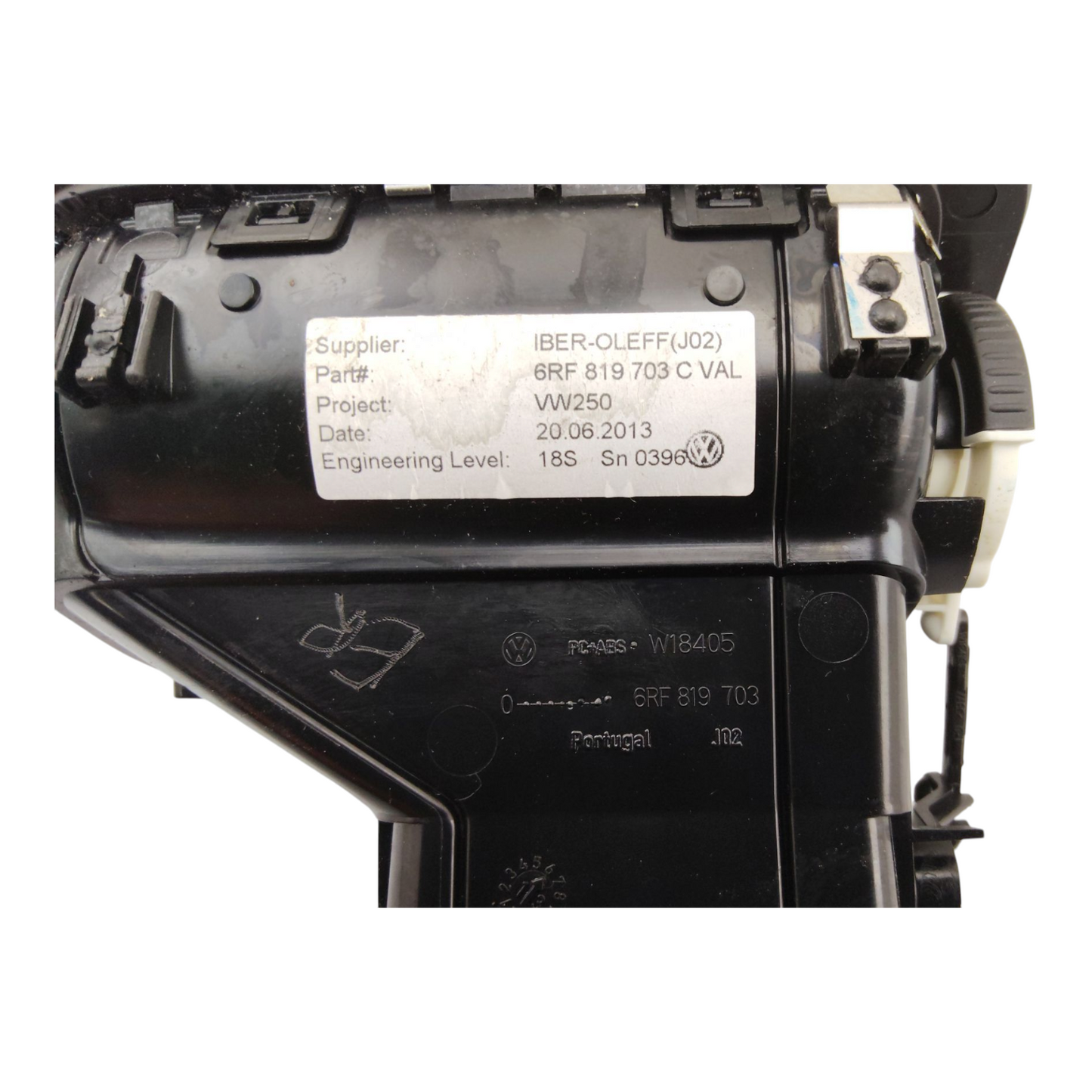 Bocchetta Aria Cruscotto Anteriore Sinistro VOLKSWAGEN POLO 6 Serie