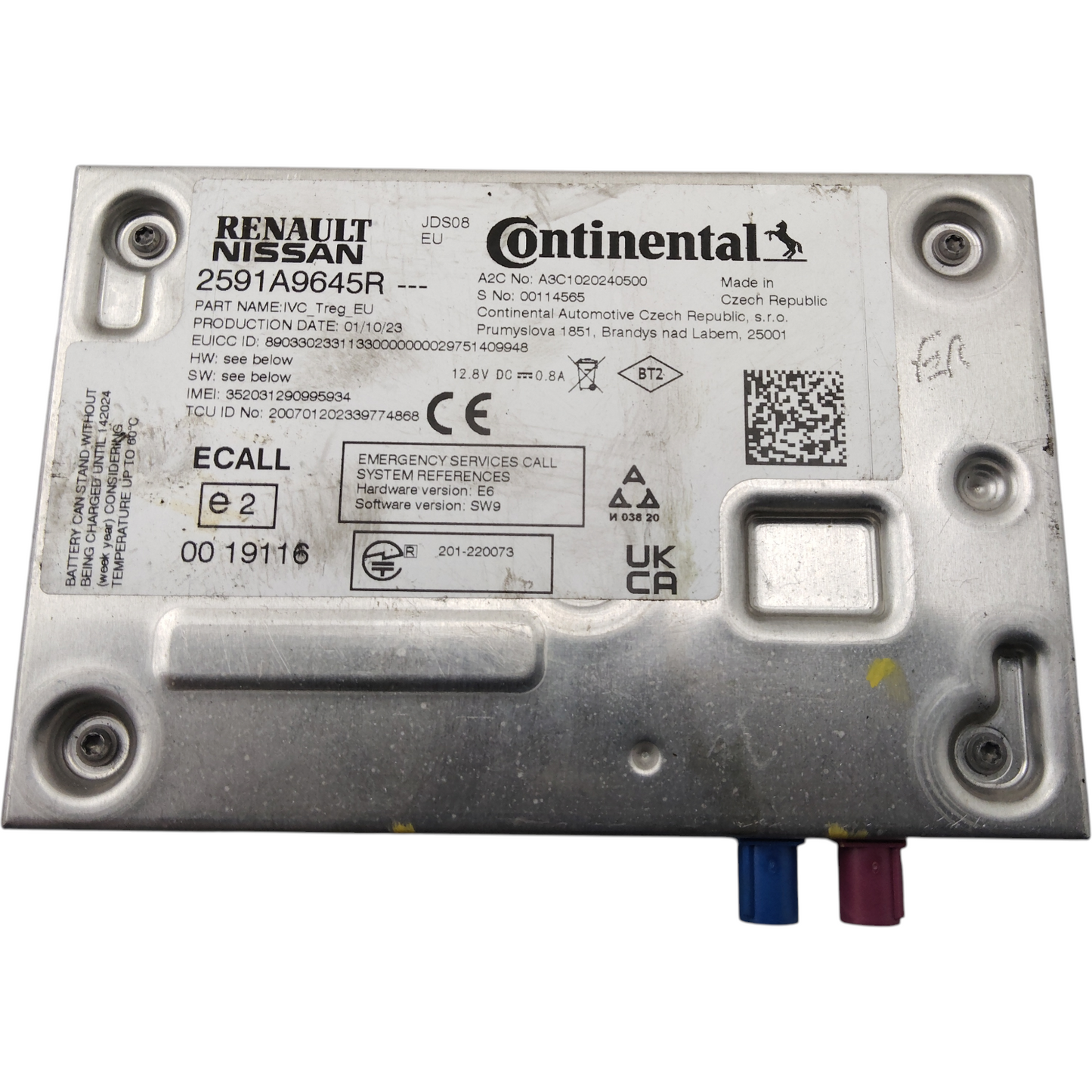 Centralina Modulo Bluetooth DACIA SANDERO 3 Serie