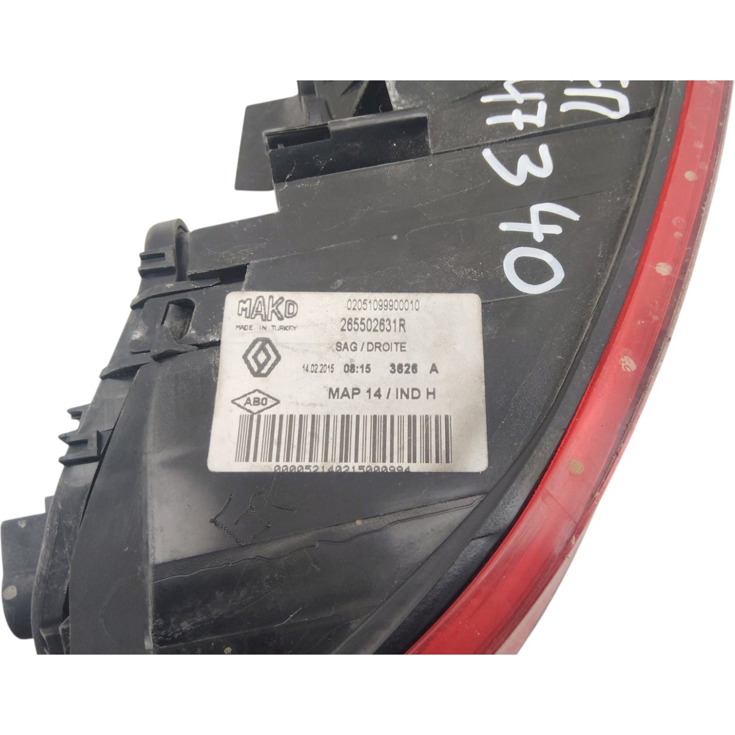 Fanale Stop Esterno Posteriore Destro RENAULT CLIO 4 Serie
