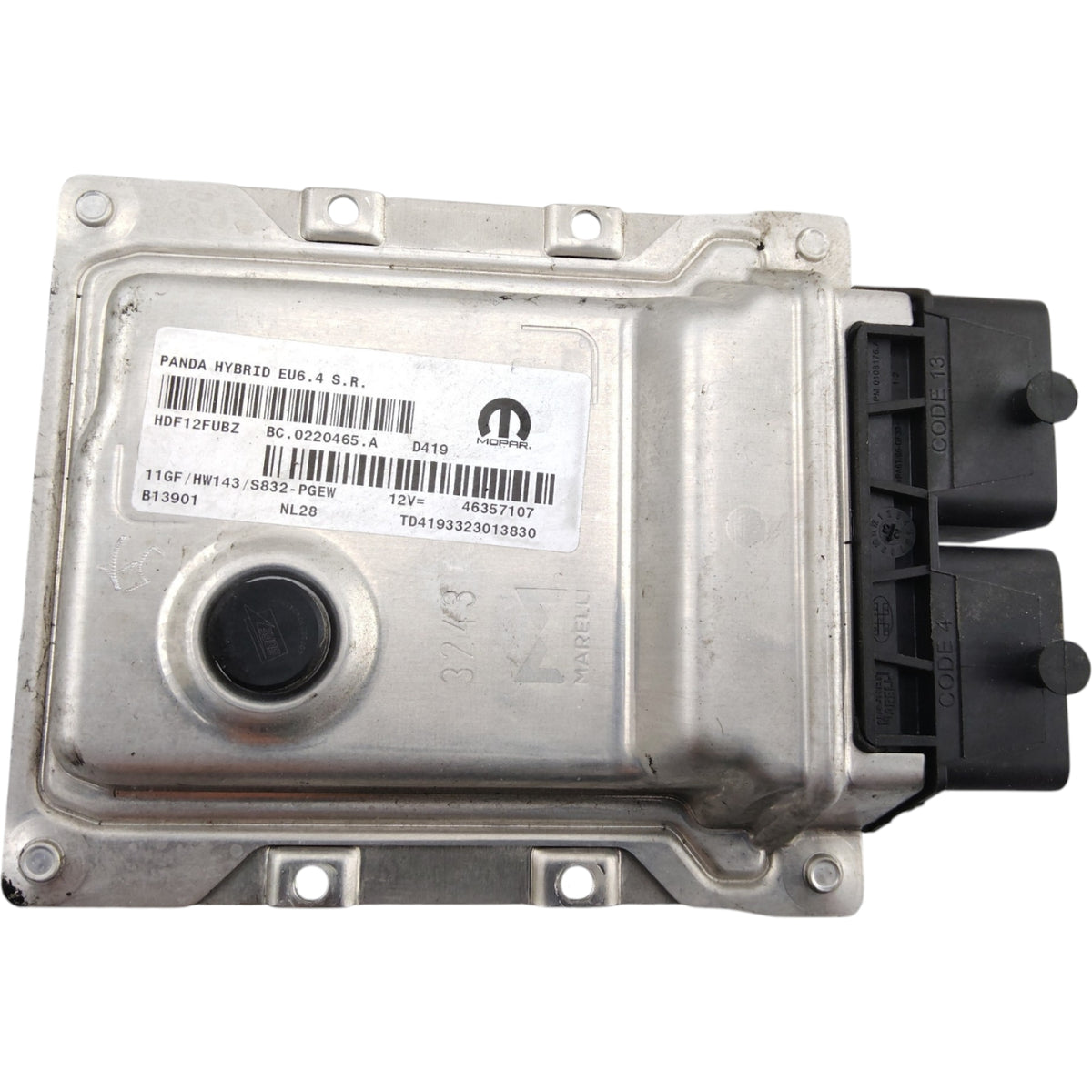 Centralina Iniezione FIAT PANDA 3 Serie 312 1.0 Hybrid Motore 46341162