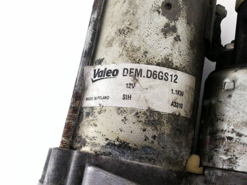 Motorino avviamento volkswagen polo ( 2001 > 2014 ) valeo d6gs12 - 1.1 kw