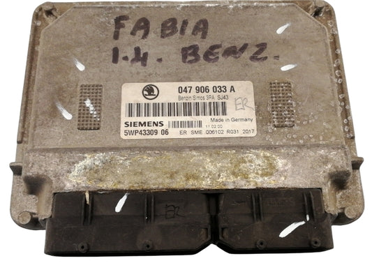 Centralina motore skoda fabia 6y2 - 1.4 (1999 > 2003) 047906033a motore azf