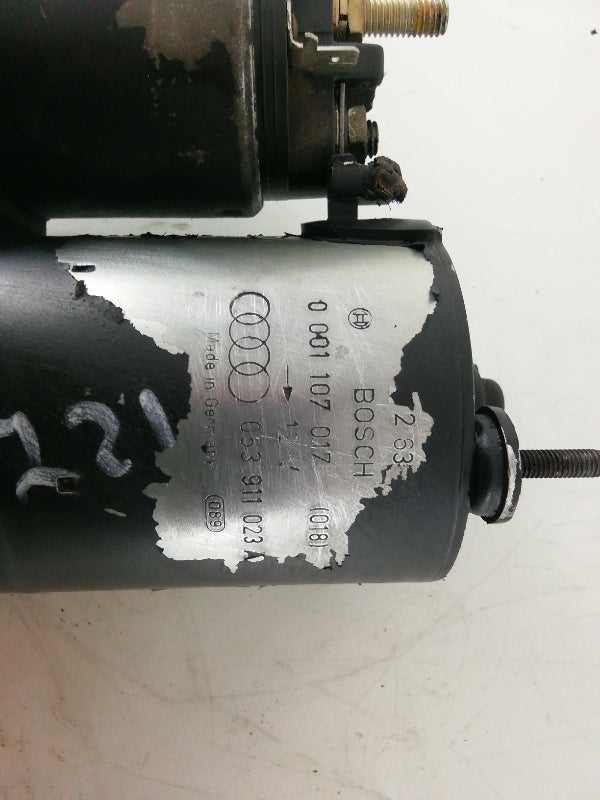 Motorino avviamento audi 80 - 8c2 8c5 - 2.0 (1991 > 1996) bosch 053911023a