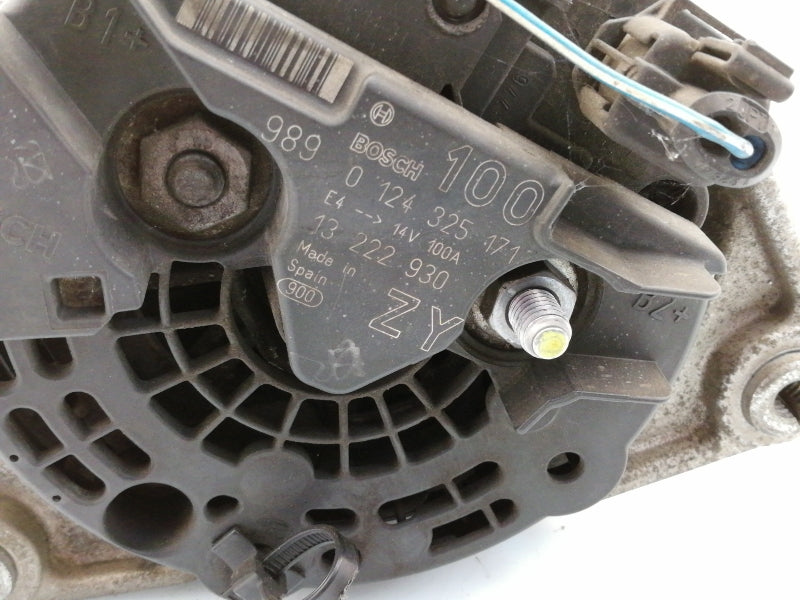 Alternatore OPEL Corsa D dal 2011 in poi 1.2 LPG, 16v. Berlina, 3 p. Cod. Motore A12XER