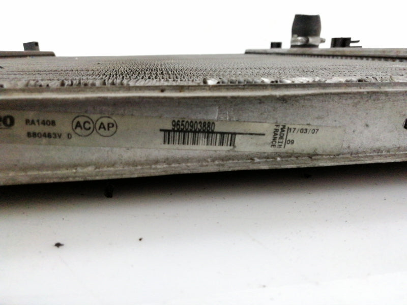 Radiatore acqua peugeot 207 - 1.6 ( 2006 in poi) 9650903880 motore dv6ted4