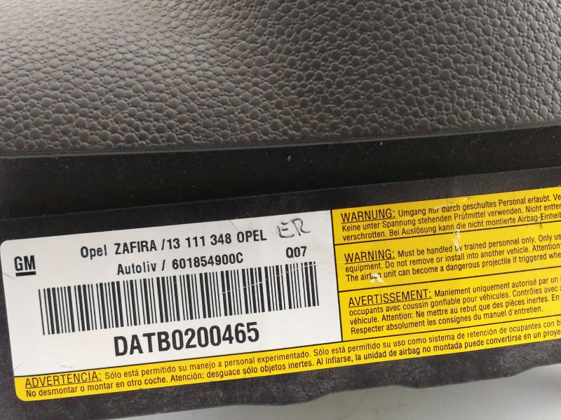 Airbag volante opel zafira b (2005 - 2008) 13111348 sterzo guida originale
