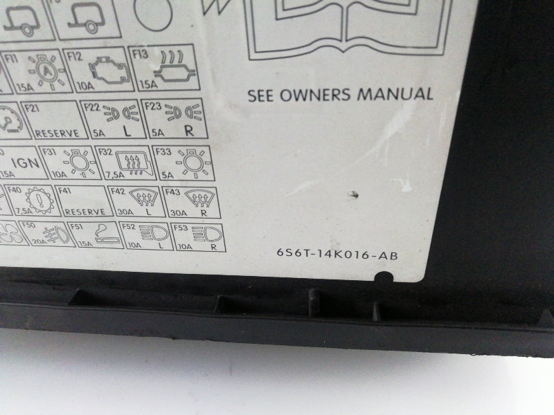 Cassetto portaoggetti ford fiesta 5 (2005 - 2008) 6s6t-14k016-a box