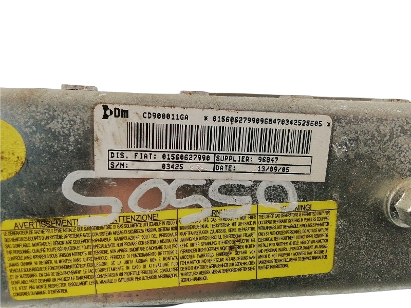 Airbag ginocchia alfa romeo 159 ( 2005 in poi ) 01560627990 sinistro