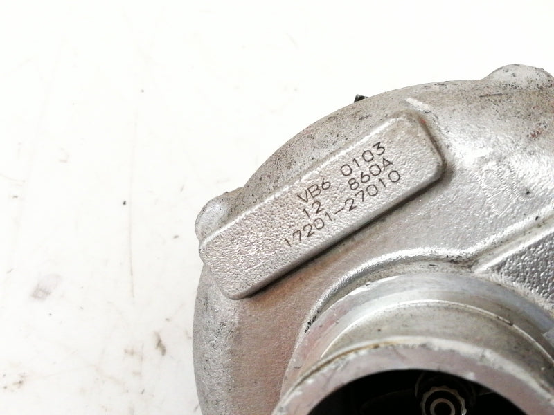 Turbina toyota avensis 2.0 d4d ( 1999 > 2003 ) 17201-27010 motore 1cdftv