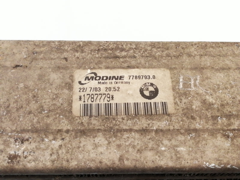 Intercooler bmw serie 3 e46 (1999 > 2005) 1787779 radiatore turbo motore