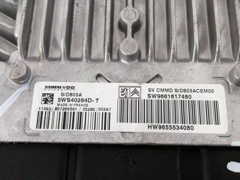 Kit accensione peugeot 407 - 2.0 hdi (2004 - 2011) centralina avviamento