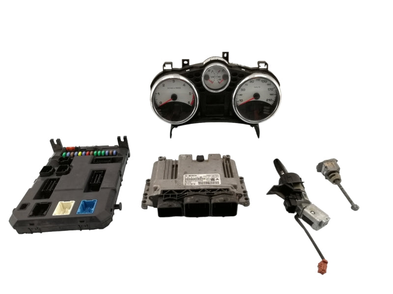 KIT ACCENSIONE PEUGEOT 207 - 1.4 HDI (2009 - 2013) 9677030080 CENTRALINA CHIAVE