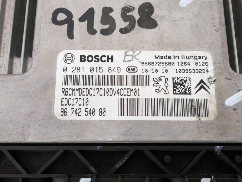 Kit accensione peugeot 207 - 1.4 hdi (2009 - 2013) centralina avviamento