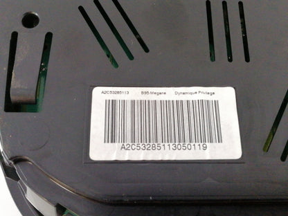 Quadro strumenti renault megane 1.5 dci (2008 in poi) a2c53285113 originale