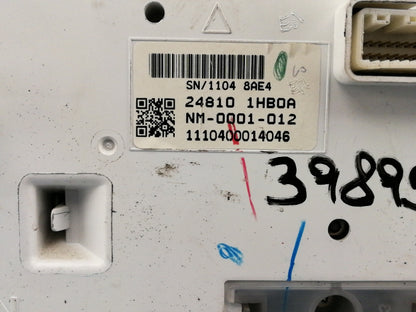 Quadro strumenti nissan micra k13 - 1.2 (2010 -2013) 24810-1hb0a