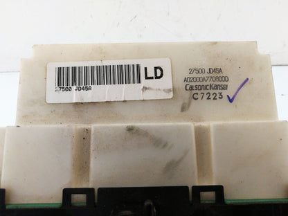 Comandi clima aria condizionata nissan qashqai ( 2006 - 2010 ) 27500jd45a