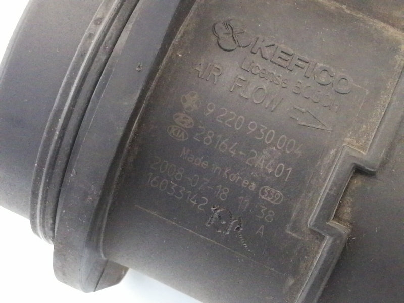 Debimetro hyundai i10 - 1.1 ( 2008 > 2010 ) kefico 28164-2a401 flussometro