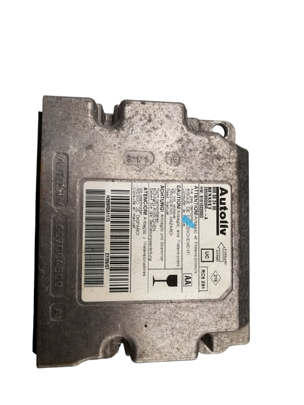 KIT AIRBAG RENAULT LAGUNA (2007 IN POI) CENTRALINA VOLANTE CINTURE DEVIOLUCI