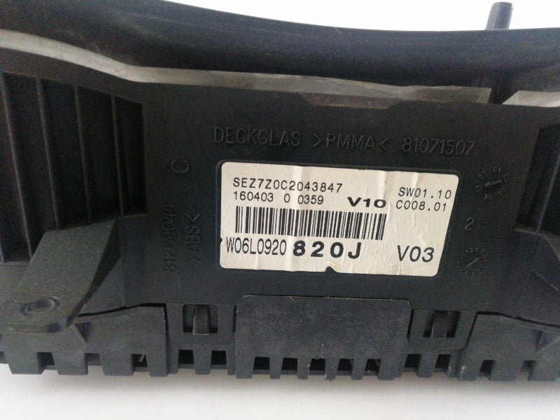 Quadro strumenti volkswagen passat (1996 - 2005) 110080105014a