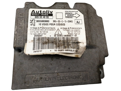 Kit airbag peugeot 407 (2004 - 2011) centralina volante cinture sicurezza